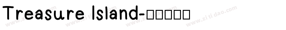 Treasure Island字体转换